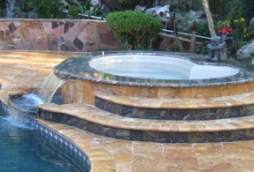 Out door kitchen, Patio, and pool area